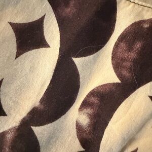 REDUCED PRICE Yves Saint Laurent Cream and Black Patterned Skirt